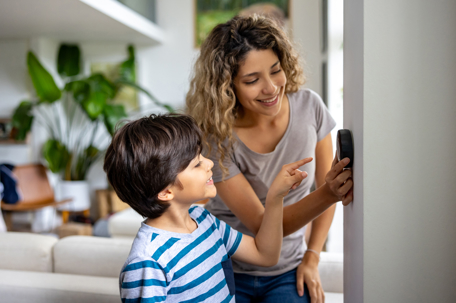 setting up thermostat